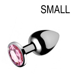 Booty Sparks Plug bijou Gem Rose 6.5 x 2.7 cm
